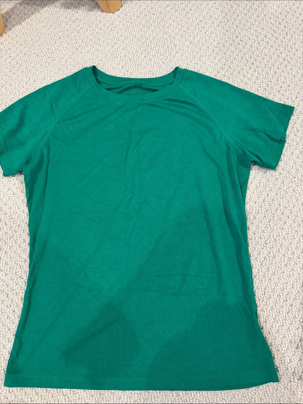 Amazon Women’s Short-Sleeve Crewneck Tee in Teal Green